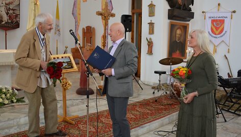Senosios Varėnos bendruomenės &scaron;ventėje &ndash; padėka A.Kaliūnui