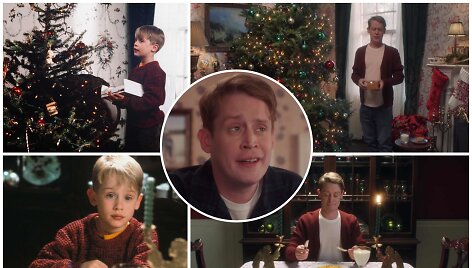 Macaulay Culkinas atkūrė &bdquo;Vienas namuose&ldquo; scenas