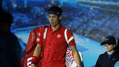Andy Murray prie&scaron; Kei Nishikorį