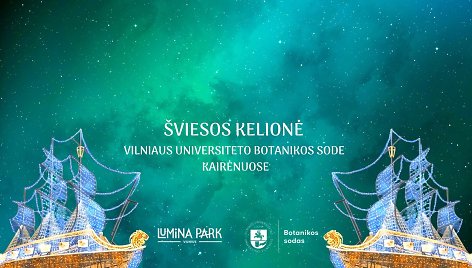 Vilniaus universiteto botanikos sodas Kairėnuose ketvirtadienio vakarą rengia meninių instaliacijų parko „Lumina“ atidarymą.