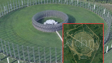 Baigtas &scaron;nipinėjimo antenų kompleksas (CDAA) ir statybos darbai Kaliningrade
