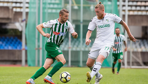 LFF taurės pusfinalis : &bdquo;Kauno Žalgiris&ldquo; prie&scaron; Vilniaus &bdquo;Žalgirį&ldquo;