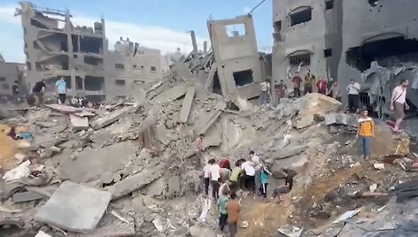 Izraelis bombardavo Džabalijos pabėgėlių stovyklą Gazos Ruože