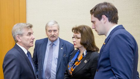 Viktoras Pranckietis, Bronis Ropė, Rima Ba&scaron;kienė ir Tomas Tomilinas