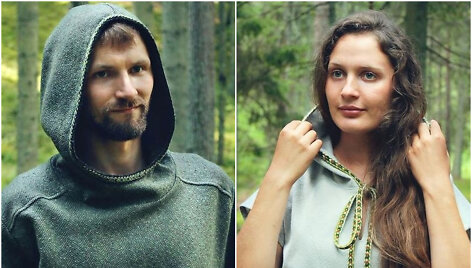 Drabužiai i&scaron; tautinių juostų