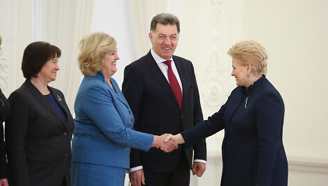 Virginija Baltraitienė, Rimantė &Scaron;ala&scaron;evičiūtė, Algirdas Butkevičius, Dalia Grybayskaitė