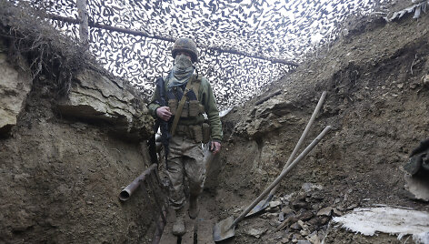 Ukrainos karys pozicijose