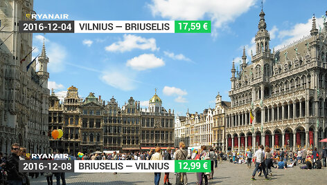 Į Europos sostinę &ndash; už 30 eurų į abi puses