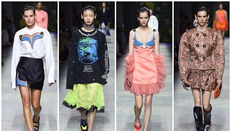 &bdquo;Christopher Kane&ldquo; 2020 m. pavasario ir vasaros kolekcijos modeliai