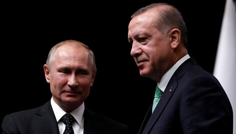 Vladimiras Putinas ir Recepas Tayyipas Erdoganas
