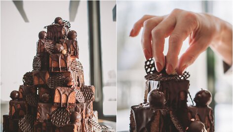 100 &scaron;okoladinių gabalėlių tortas