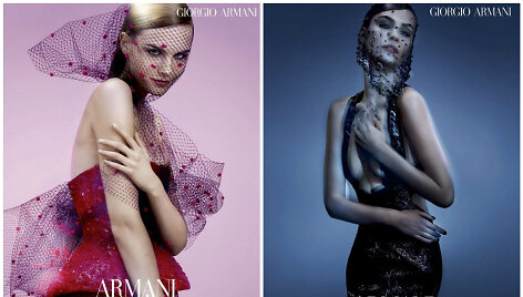 Julija Steponavičiūtė &bdquo;Giorgio Armani&ldquo; kvepalų reklamoje
