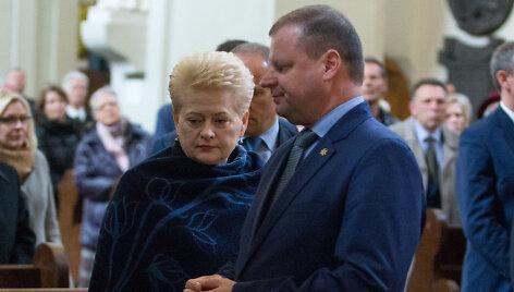 Dalia Grybauskaitė ir Saulius Skvernelis