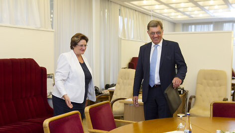 Loreta Graužinienė ir Algirdas Butkevičius