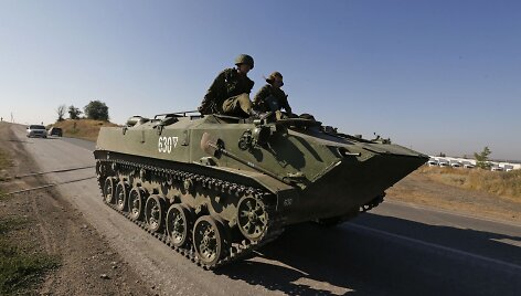 Rusijos kariai netoli Ukrainos sienos