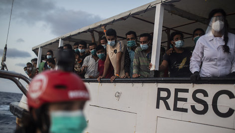  Viduržemio jūroje išgelbėti migrantai