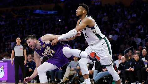 Luka Dončičius ir Giannis Antetokounmpo