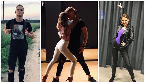 Ieva Riep&scaron;aitė ir Justinas Mejeris