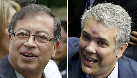 Gustavo Petro ir Ivanas Duque 