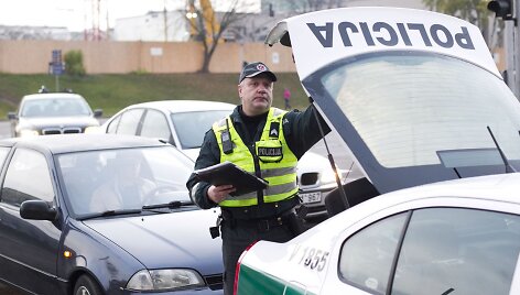 Policijos akcija Vilniuje