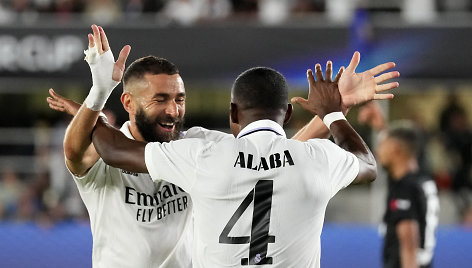 Karimas Benzema ir Davidas Alaba