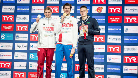 Danas Rap&scaron;ys (de&scaron;inėje) Europos pirmenybėse Danijoje i&scaron;kovojo bronzą.