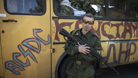Prorusi&scaron;kas teroristas rytų Ukrainoje