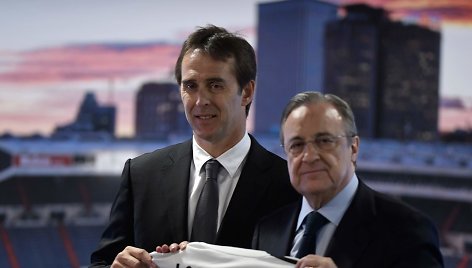 Julienas Lopetegui ir Florentino Perezas