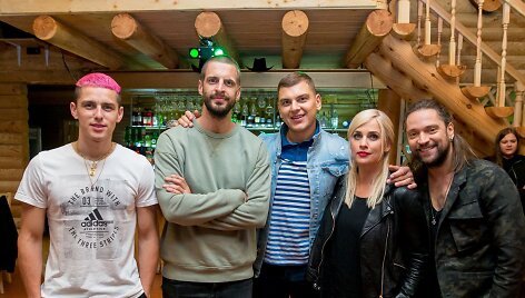 Donatas Montvydas, Justinas Jarutis, Rolandas Mackevičius, Inga Jankauskaitė ir Leonas Somovas