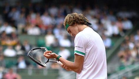 Alexanderis Zverevas prie&scaron; Fernando Verdasco