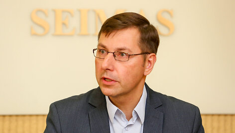 Gintaras Steponavičius susitinka su Seimo Pirmininku 