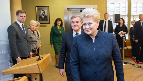 Dalia Grybauskaitė ir Viktoras Pranckietis