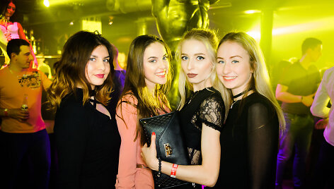 Vakarėlio &bdquo;Taboo&ldquo; klube akimirka