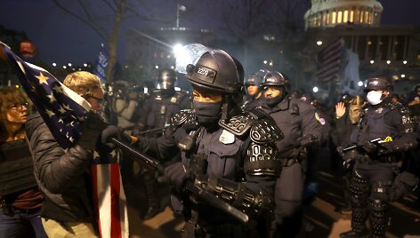 D.Trumpo &scaron;alininkų protestas
