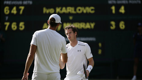 Andy Murray ir Ivo Karlovičius