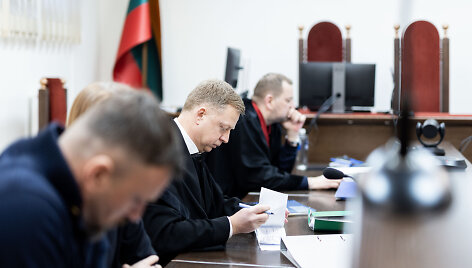 Teismo posėdis dėl nužudymo Žvėryne