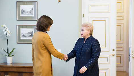 Diana Vilytė ir Dalia Grybauskaitė