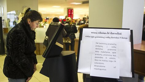 Darželinukų tėvai Vilniaus savivaldybėje