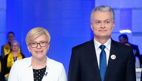 Ingrida Šimonytė ir Gitanas Nausėda