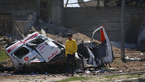 Gazos Ruožas / EYAD BABA / AFP