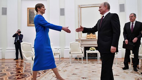 K.Kaljulaid ir V.Putino susitikimas Maskvoje