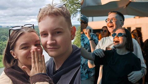 Monika Survilaitė su mylimuoju Ailandu