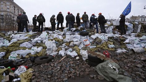 Protestuotojai Kijeve