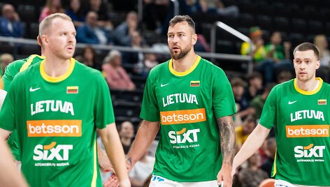 Lietuvos vyrų krep&scaron;inio rinktinės kontrolinės rungtynės: Lietuva &ndash; Estija