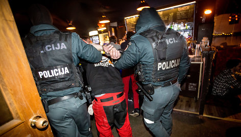 Policijos reidas Vilniaus naktiniame klube