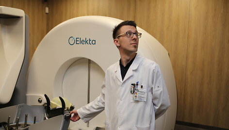 Kauno klinikose vyksta gama peilio pristatymas