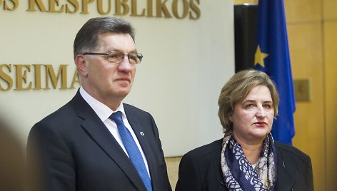 Algirdas Butkevičius ir Loreta Graužinienė