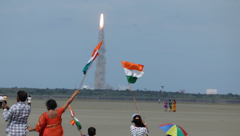 „Chandrayaan-3“ startas