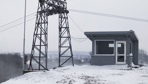 Ant Liepkalnio kalno tvarkomas žiemos centras.