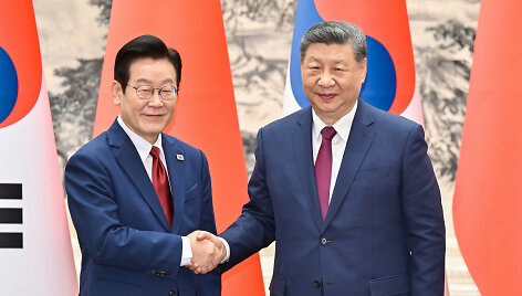Lee Jae Myungas su Xi Jinpingu /  / AP